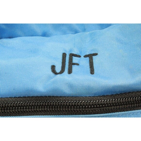 LL Bean Unisex Adventure Duffle Blue Nylon Tote Bag Rugged Water Resistant - Picture 2 of 12